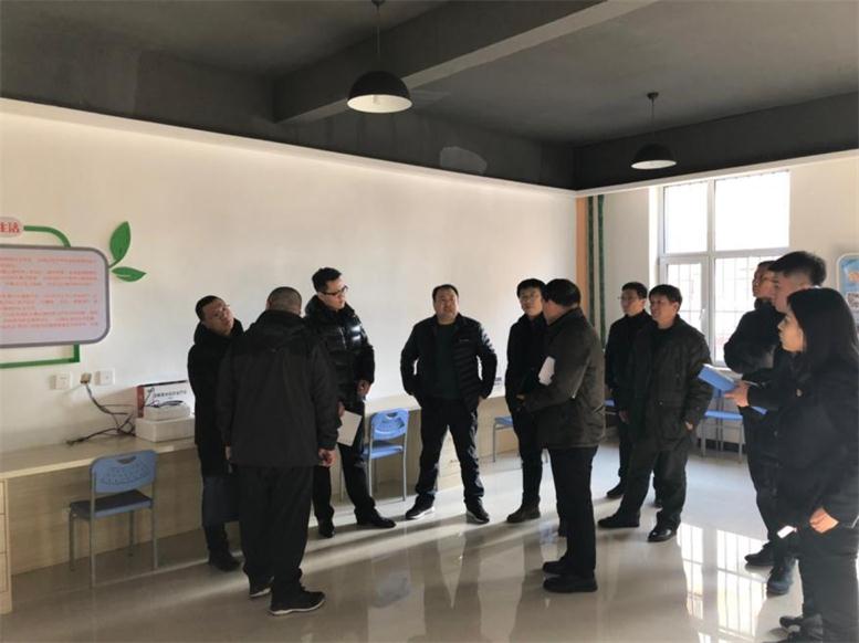 市发改委科长赵树昌一行考察2018年新建智慧厅
